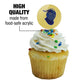 Worcester State Lancers Secondary Cupcake Picks Toppers Decoration Set Of 6