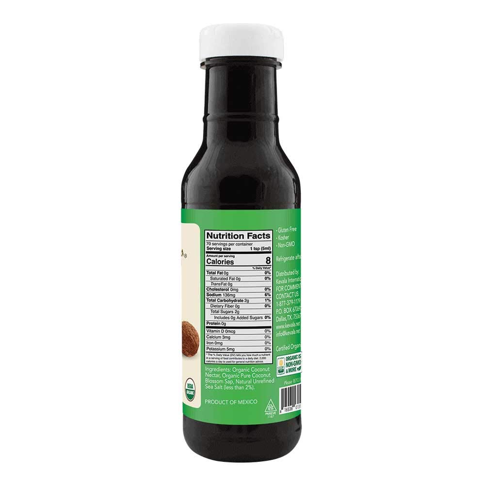 Kevala Organic Coconut Aminos – 12 Fl Oz - 354 Ml - Liquid Amino – Soy Sauce Substitute – Liquid Coconut Aminos – Coconut Aminos Soy Free Sauce – Coconut Aminos Organic Low Sodium