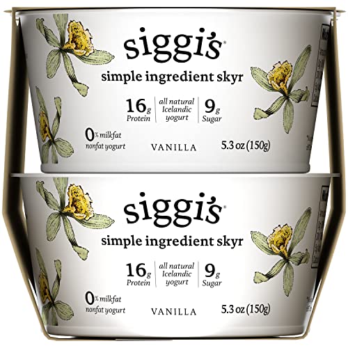 Siggis Vanilla Non Fat Yogurt 4 Pack, 21.2 OZ