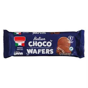 Choco Wafers, European Chocolate, Imported From Italy, Crispy Cookies With Cream Filling, Snack Snacking Gift Treat On the Go Po