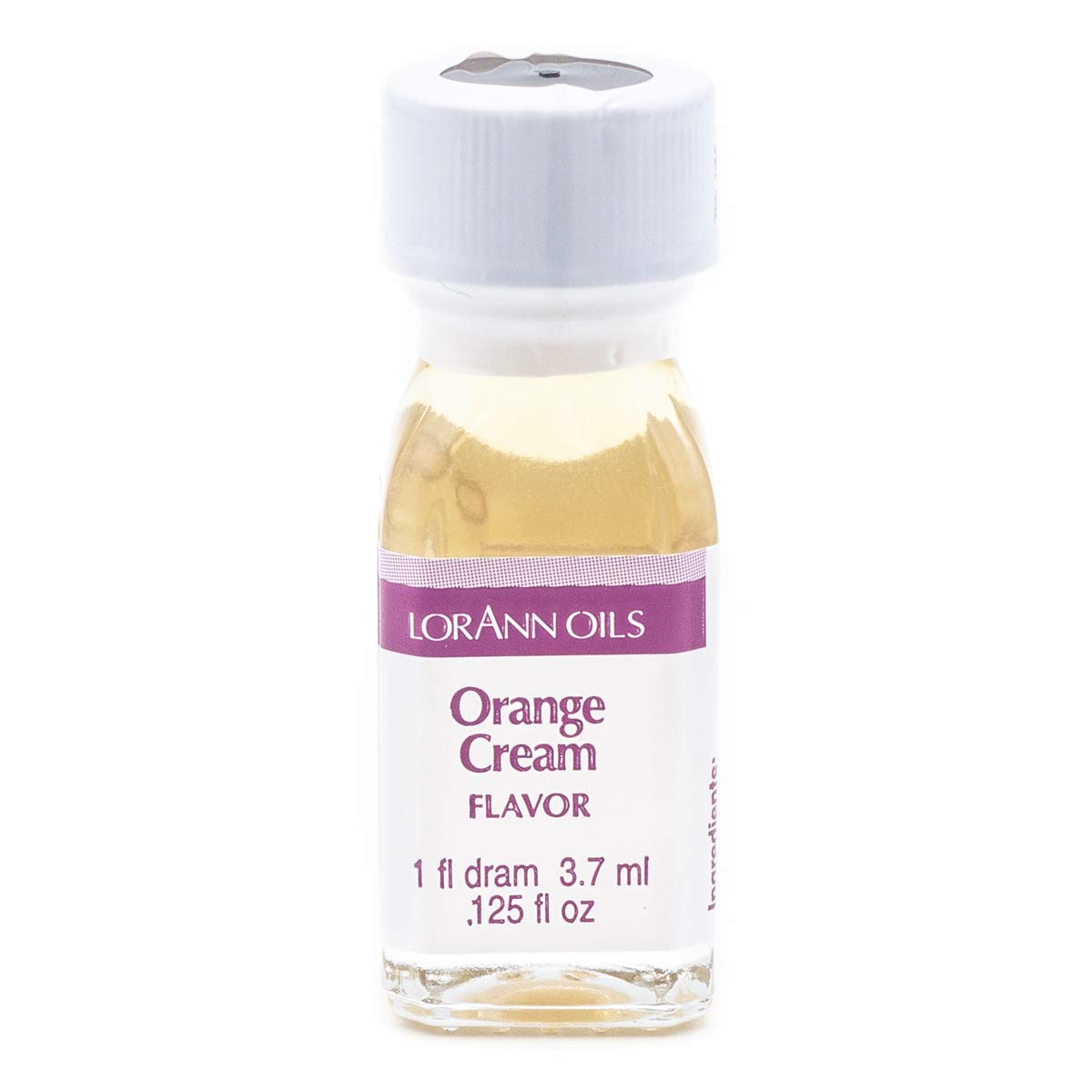Lorann Orange Cream Ss Flavor Flavor, 1 Dram Bottle (.0125 Fl Oz - 3.7Ml - 1 Teaspoon) - 2 Pack