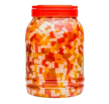Darong Coconut Jelly Topping nata de coco for Bubble Tea 8.4 lb | Rainbow Jelly | for Boba Tea, Smoothies, Slushes, Desserts | 8