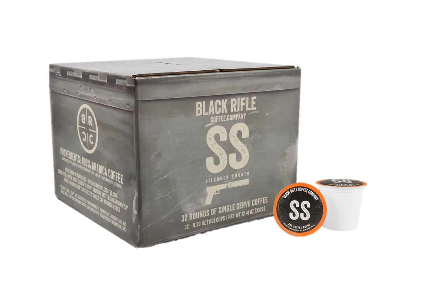 Black  Coffee Company Silencer Smooth  Light Roast Coffee Pods  32 Single Serve Coffee Pods