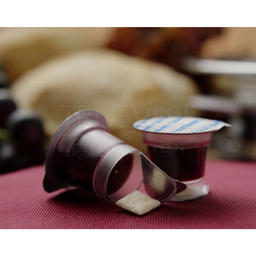 TrueVine Communion Cups and Wafer Set - Prefilled with Gluten Free Bread & G  Juice, 200 Count