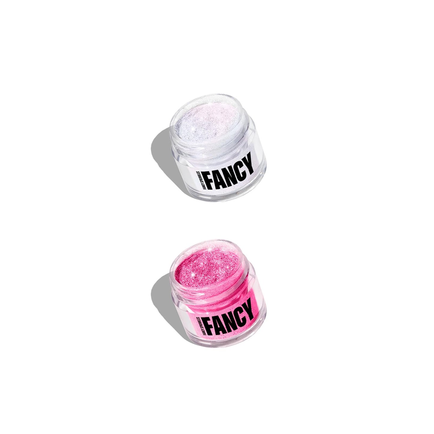Fancy Sprinkles In Ur Dreams Edible Glitter Set for Sparkling Food & Drinks, No Taste or Texture, Tourmaline Pink and Moonstone 
