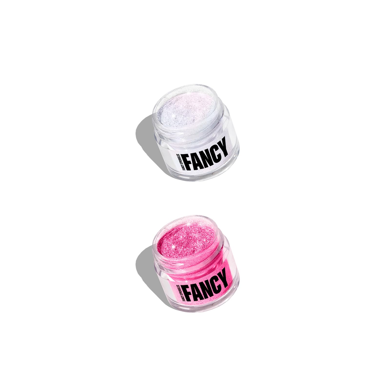 Fancy Sprinkles In Ur Dreams Edible Glitter Set for Sparkling Food & Drinks, No Taste or Texture, Tourmaline Pink and Moonstone 