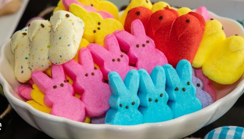 Peeps Easter Marshmallow Chicks, Variety Pack, 10 Count (Assorted Flavors & Colors) (3 Count, Pink Chicks Marshmallow)