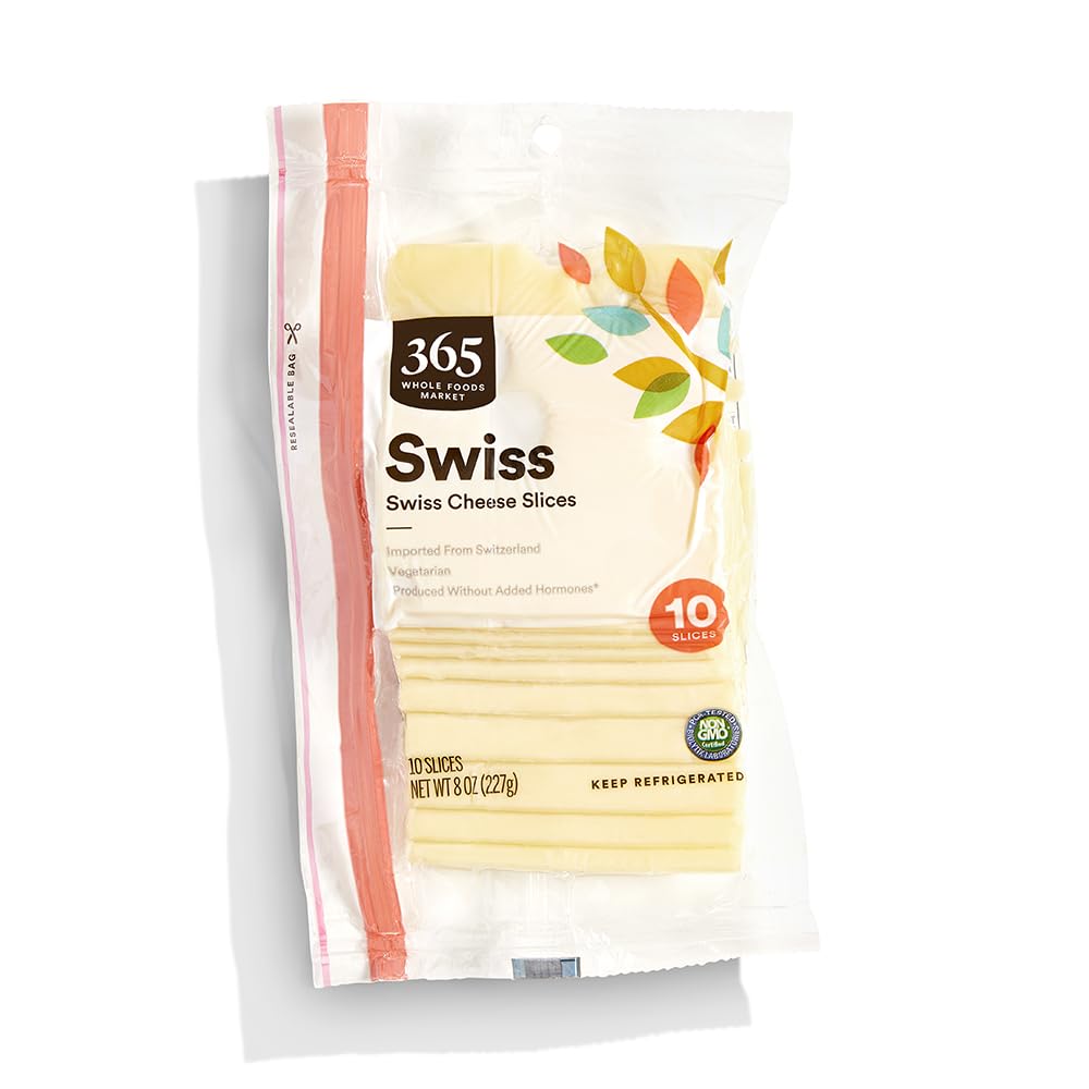 365 Everyday Value Swiss Cheese (10 Slices), 8 oz
