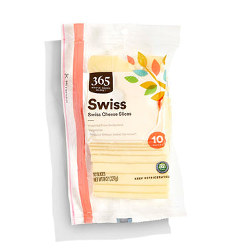 365 Everyday Value Swiss Cheese (10 Slices), 8 oz