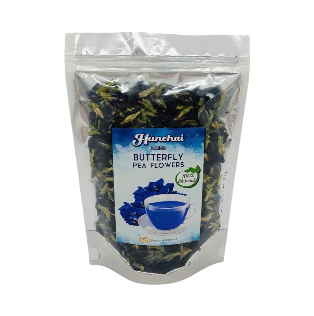 Butterfly Pea Flower Tea Butterfly Pea Tea Rich In Antioxidants Edible Dried Herbal Flowers For Blue & Purple Drinks And Food Co