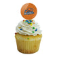 Bucknell Secondary Logo Cupcake Picks Toppers Decoration Set Of 6