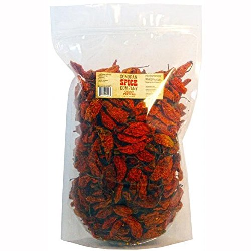 Sonoran Spice Ghost Peppers - Oven Dried, 16 Oz, Red
