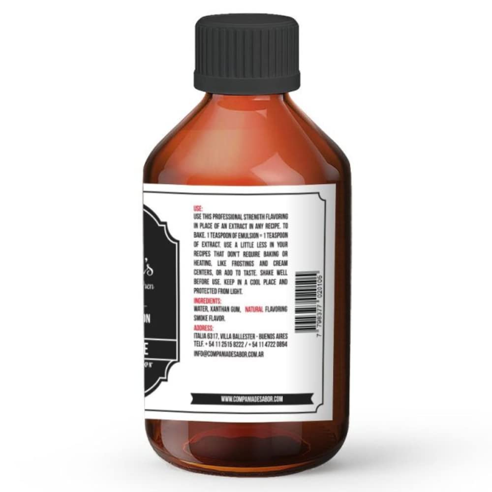 Gusteau's - King Smoke Emulsion, (Natural Smoke Flavor) 4 fl oz, Kosher, Vegan