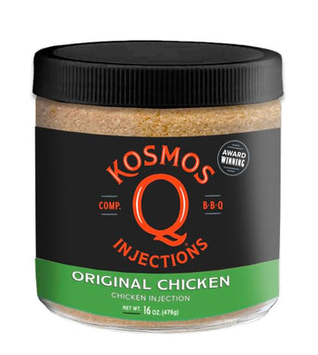 Kosmos Q BBQ Chicken Injection - Original Marinade Seasoning for Whole Chicken, 16 Oz Jar