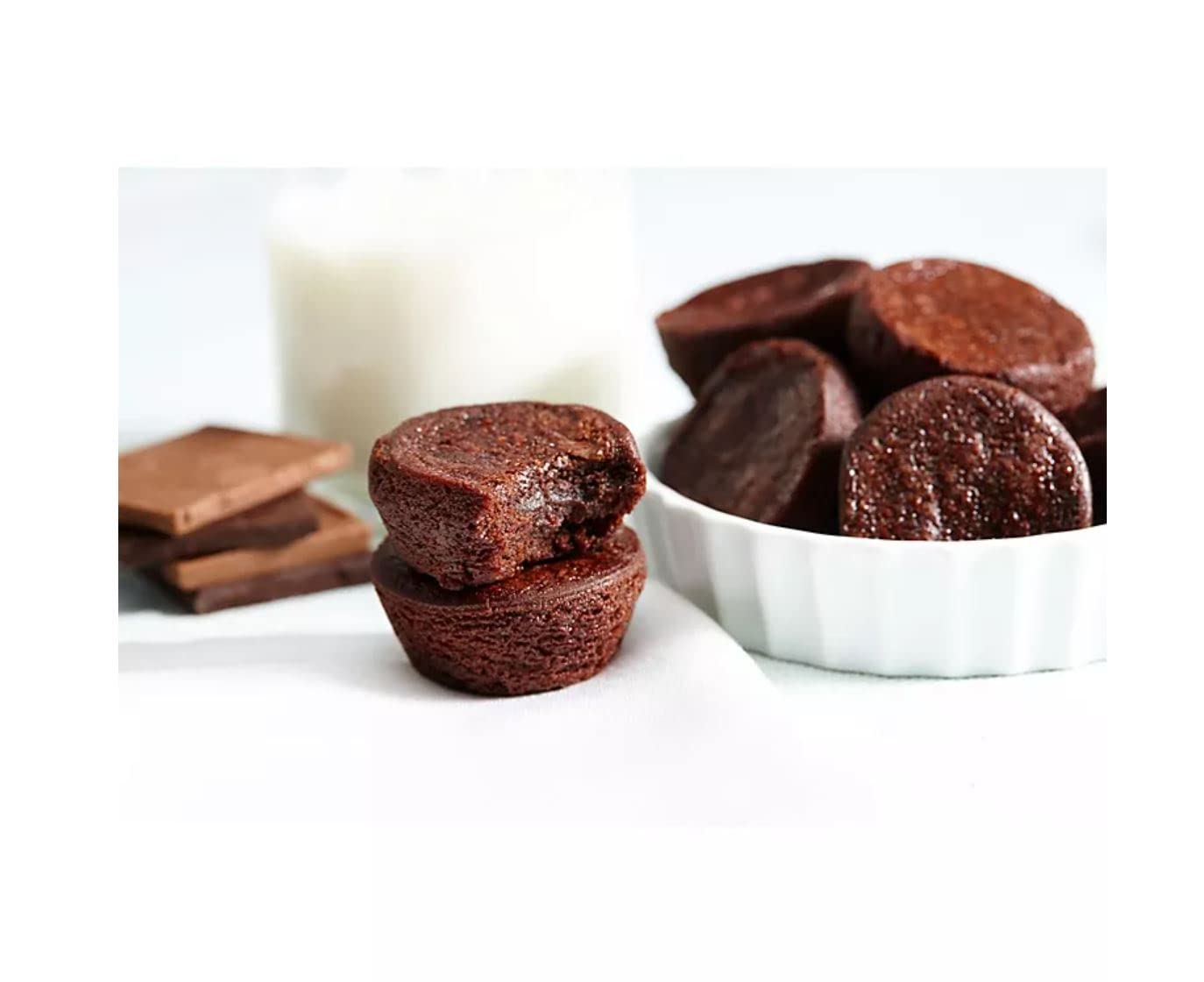 Two-bite Original Brownies - 3 lbs (1.36 kg) - Brown - Pack of 1