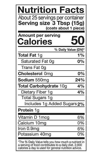 Kinders Crispy Panko Blend, Italian Herb With Garlic And Sea Salt Seasoned Coating Mix | 13 Ounce Resealable Bag, Great For Pan