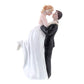 Bride & Groom Wedding Cake Topper, Wedding And Engagement Party Fun Wedding Couple Figurines Decorations Gifts (Groom Lift Bride
