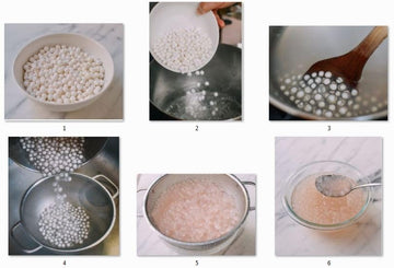 Small Tapioca Boba Pearls (Sago Balls) From Cassava - Create Chewy Perfection In Taiwanese Bubble Boba Milk Tea, Tapioca Pudding