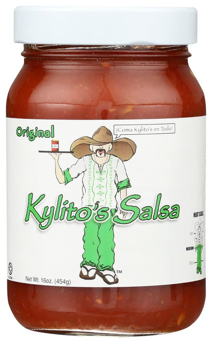 Kylitos Salsa 16oz Jar (Pack of 3) (Choose Flavor Below) (Original - Little Heat)