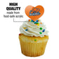 GRAPHICS & MORE Acrylic Cupcake Picks Toppers Set of 6, Bucknell University Design