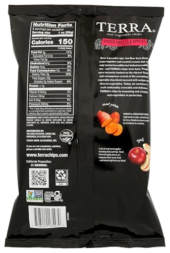 Terra Spiced Sweets & Apples Vegetable Chips  5 Oz