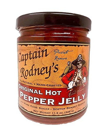 Captain Rodneys Private Reserve Jelly, Hot Pepper, 11.5 Ounce