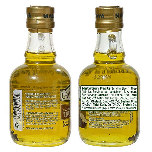 Grandaroma Truffle Extra Virgin Olive Oil, 8.5 Fl Oz, Pack of 2