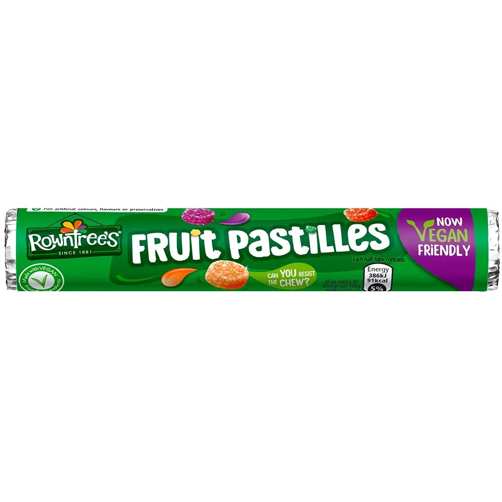 Rowntrees Fruit Pastilles Single 50G - Pack Of 6