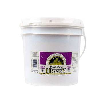 Sleeping Bear Farms Raw Honey 1 Gallon Jug - 12 lbs Unfiltered, Unpasteurized, Creamy White, Bulk, No Additives, Spreadable Honey
