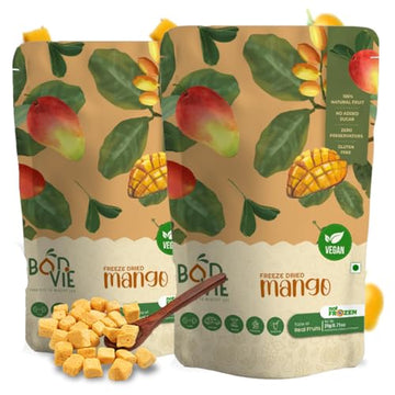 Bonvie Snacks Freeze-Dried Fruit Snacks - 100% Natural Sliced Fruit, Great For Healthy Snacks, No Added Sugar Or Preservatives, 