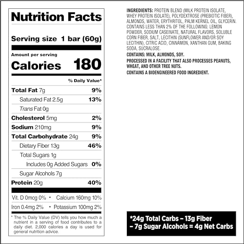 Quest Nutrition Protein Bars, High Protein, Low Carb, Gluten Free, Keto Friendly, 4 Count