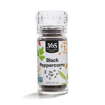 365 by Whole Foods Market, Black Peppercorn Grinder, 1.55 Ounce