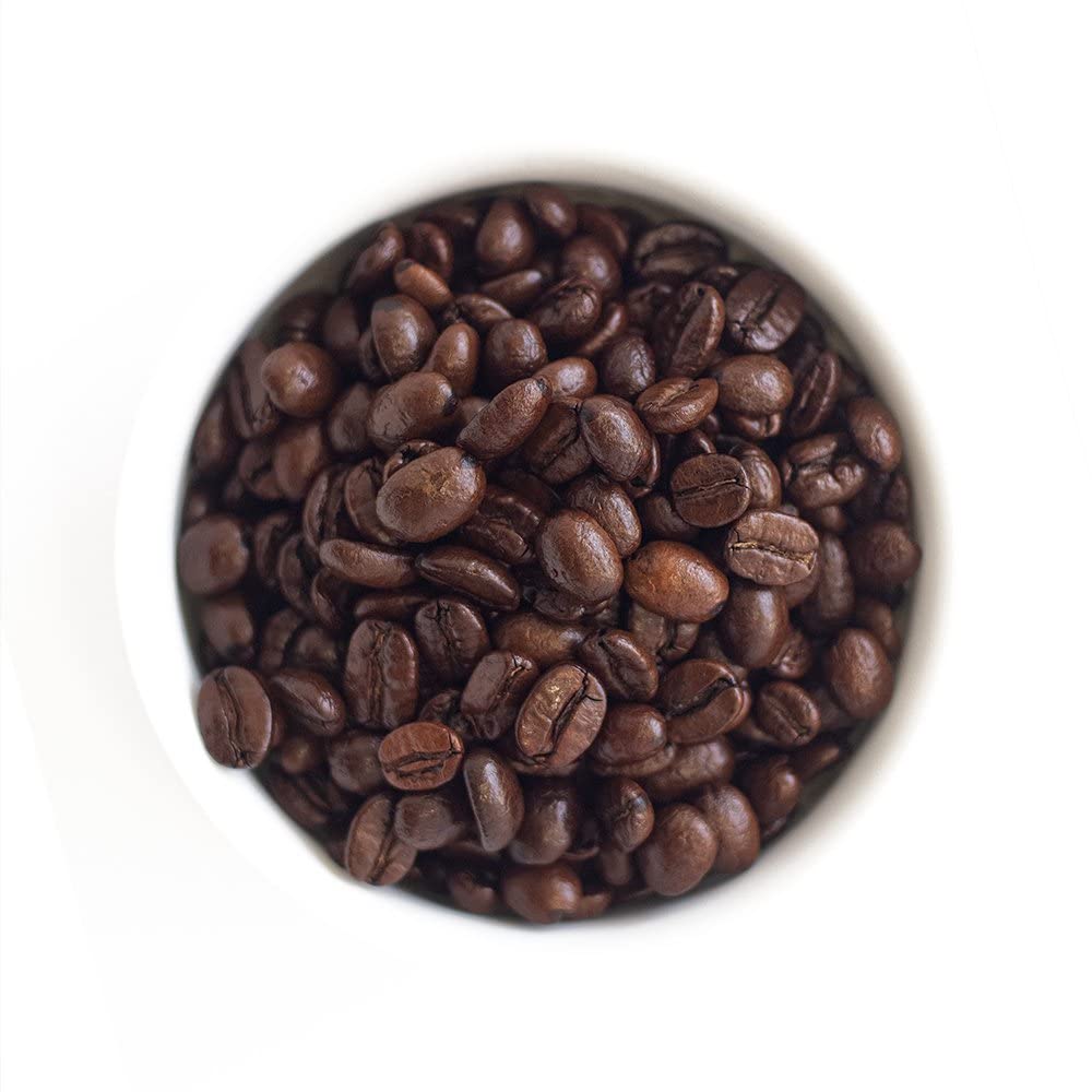 Fresh Roasted Coffee, Vanilla Flavored Coffee, 5 Lb (80 Oz), Medium Roast, Kosher, Whole Bean