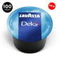 Lavazza Blue Single Espresso Decaffeinated Coffee compact pieces, Pack of 100, Model I0100195