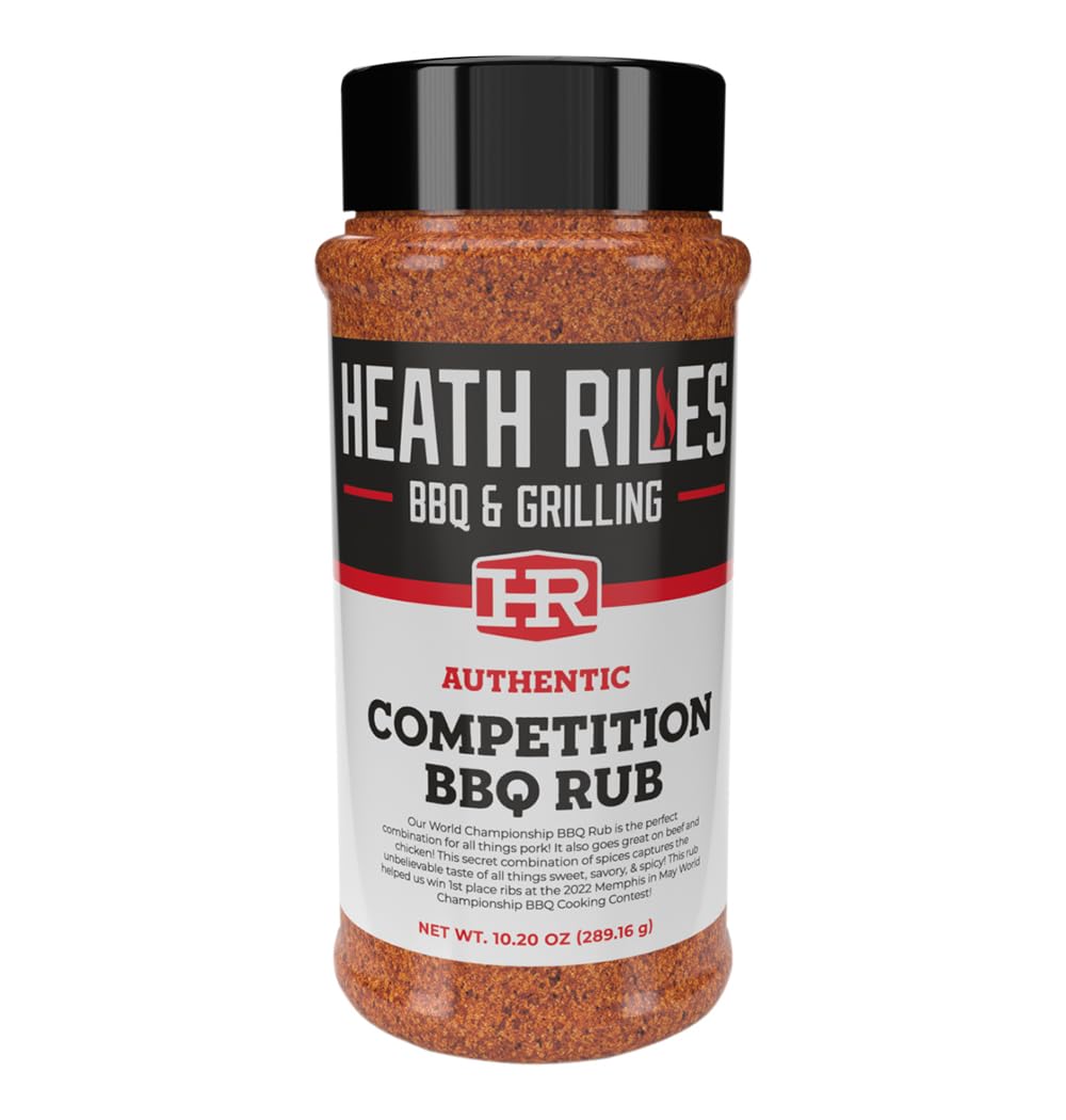Heath Riles BBQ Rub - Competition Seasoning, 10.20 oz, Model HRB0110, Champion Pitmaster Recipe