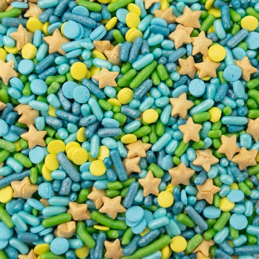 Cake Mate Under The Sea Dessert Sprinkles Easy Pour Lid - Edible Cake Decorating And Baking Sprinkles For Cookies, Cupcakes, And