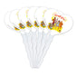GRAPHICS & MORE Cupcake Picks Set of 6 - Yellow Acrylic Heart Toppers, Model CUPCAKE.HEART.WBGAM085.Z004881_8