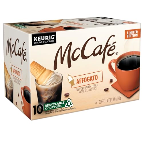 McCafe Affogato  Single Serve Keurig K-Cup Pods  Flavored Coffee  Limited Edition  60-Count Box (6 Packs of 10)