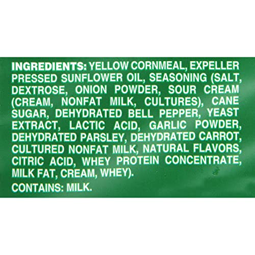 Sensible Portions Garden Veggie Sour Cream & Onion Flavored Baked Corn Puffs, 3 oz (Pack of 6)