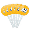 Averett University Secondary Logo Cupcake Picks Toppers Decoration Set of 6