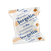 Alfajor Jorgelin triple filled with dulce de leche and covered whit a white cover 24uX85gr- Alfajor Jorgelin triple relleno de d