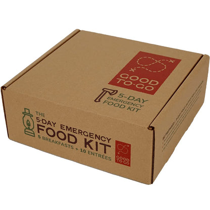 GOOD TO-GO 5-Day Emergency Food Supply Kit #1 | Survival Food, Easy to Prepare | Just Add Water Camping & Backpacking Meals | Go