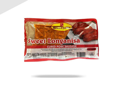 Manila Ihawan Sweet Pork Longganisa 12oz Philippines PACK OF 2 (THAWED)