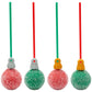 Gold And Silver Christmas Ornament Edible Sugar Cake Toppers, 24 Count
