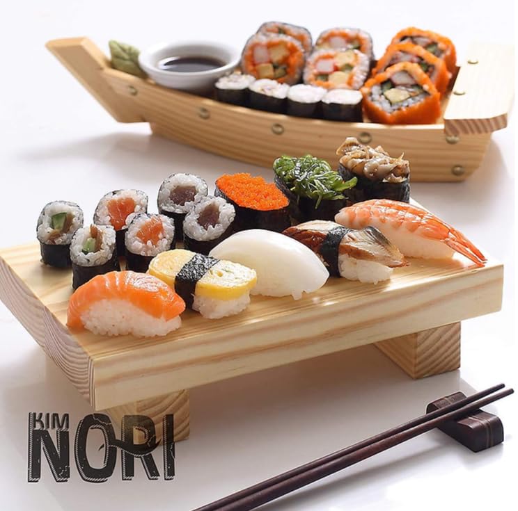 KIMNORI Sushi Nori Sea Sheets Yaki Roasted Rolls Wraps Resealable Bag 100% Natural Laver Fresh enhanced Restaurant Quality (9.17_Ounce (Pack of 1))
