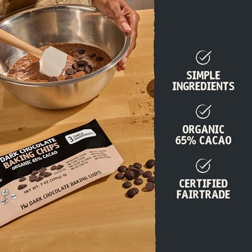 HU KITCHEN Organic Dark Chocolate Baking Chips, 7 OZ