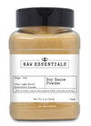 Raw Essentials Soy Sauce Powder | Rich Umami Flavor for Asian Dishes, Marinades & Snacks | Vegan | 8 Ounce Bottle