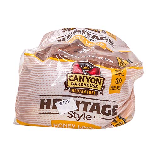 Canyon Bakehouse Heritage Honey White Bread, Gluten-Free , 24 oz (Frozen)