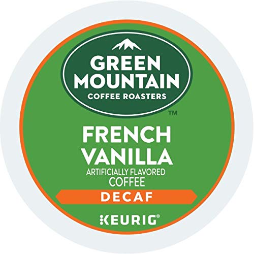 Green Mountain Coffee Roasters French Vanilla Decaf Keurig Single-Serve K-Cup Pods, Light Roast Coffee, 72 Count (6 Packs Of 12)