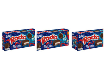 Marinela Rocko Strawberry Marshmallow Snack Cookies, 3 Pack, 24 Count